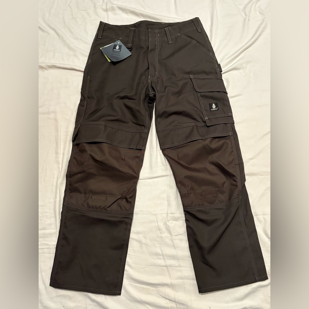 NWT Mascot Men's Houston Work Pants, Size 34.5, Dark Anthracite Grey